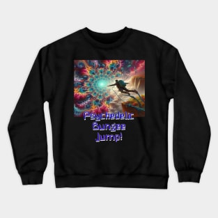 Psychedelic bungee Jump Crewneck Sweatshirt